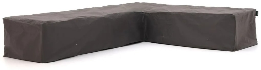 Tuinmeubelhoes geschikt voor Hoek loungeset | Kees Smit  | Kunststof | Grijs - Antraciet | 270x92cm | Kees Smit Tuinmeubelen