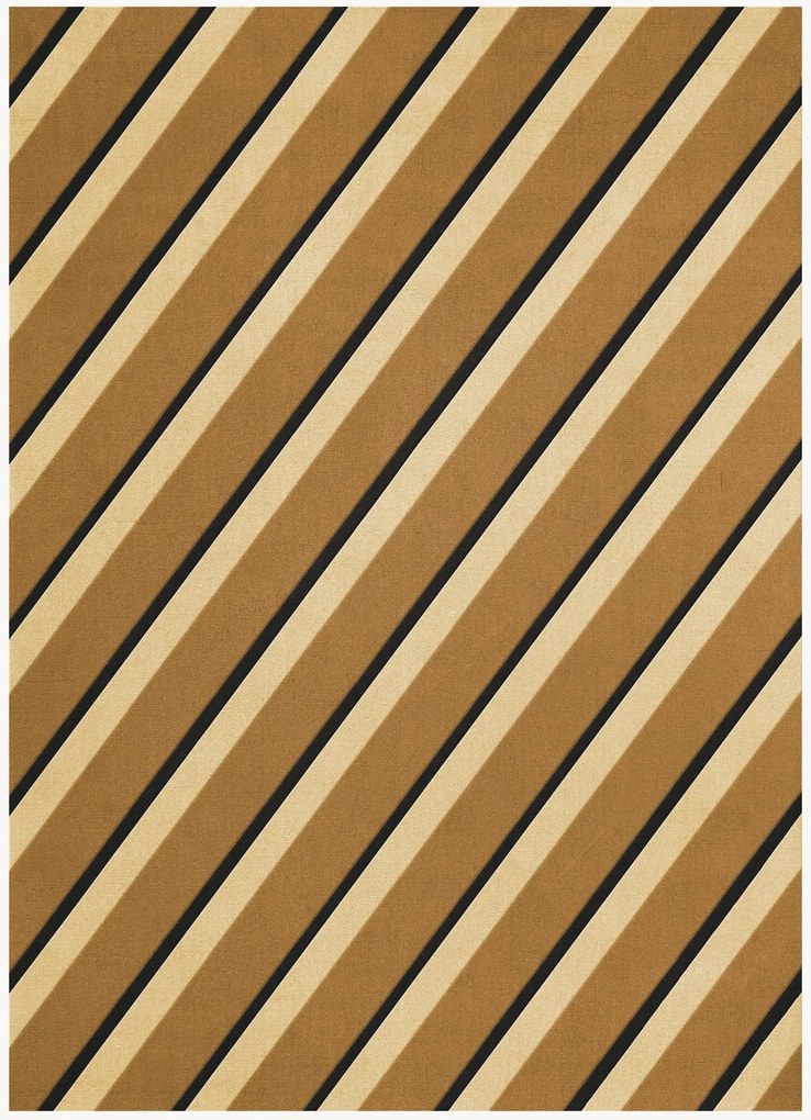 Handgetuft wollen vloerkleed Tekla Diagonal