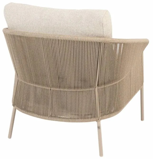 Taste by 4 Seasons Florence loungestoel latte Loungestoel   taupe weerbestendig