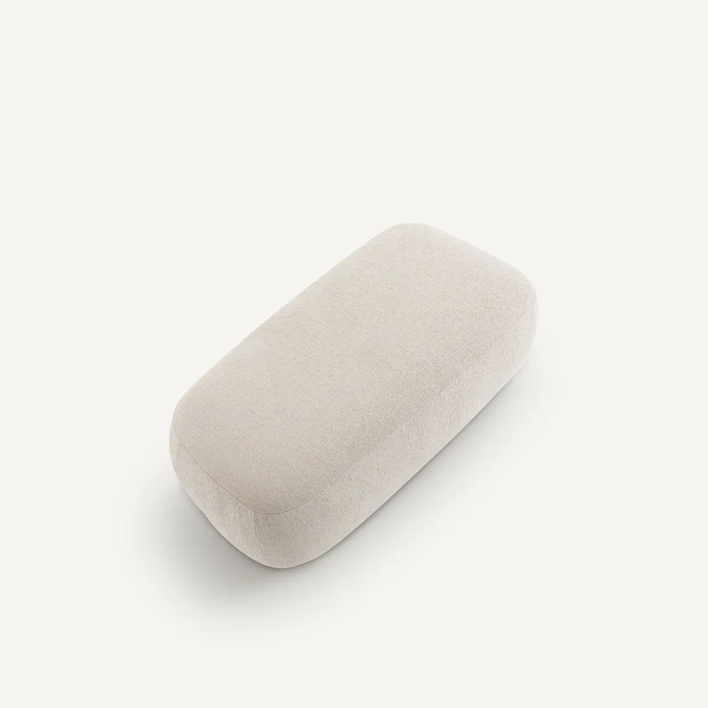 Voetensteun van structuurstof en massief eiken onderstel Jerry