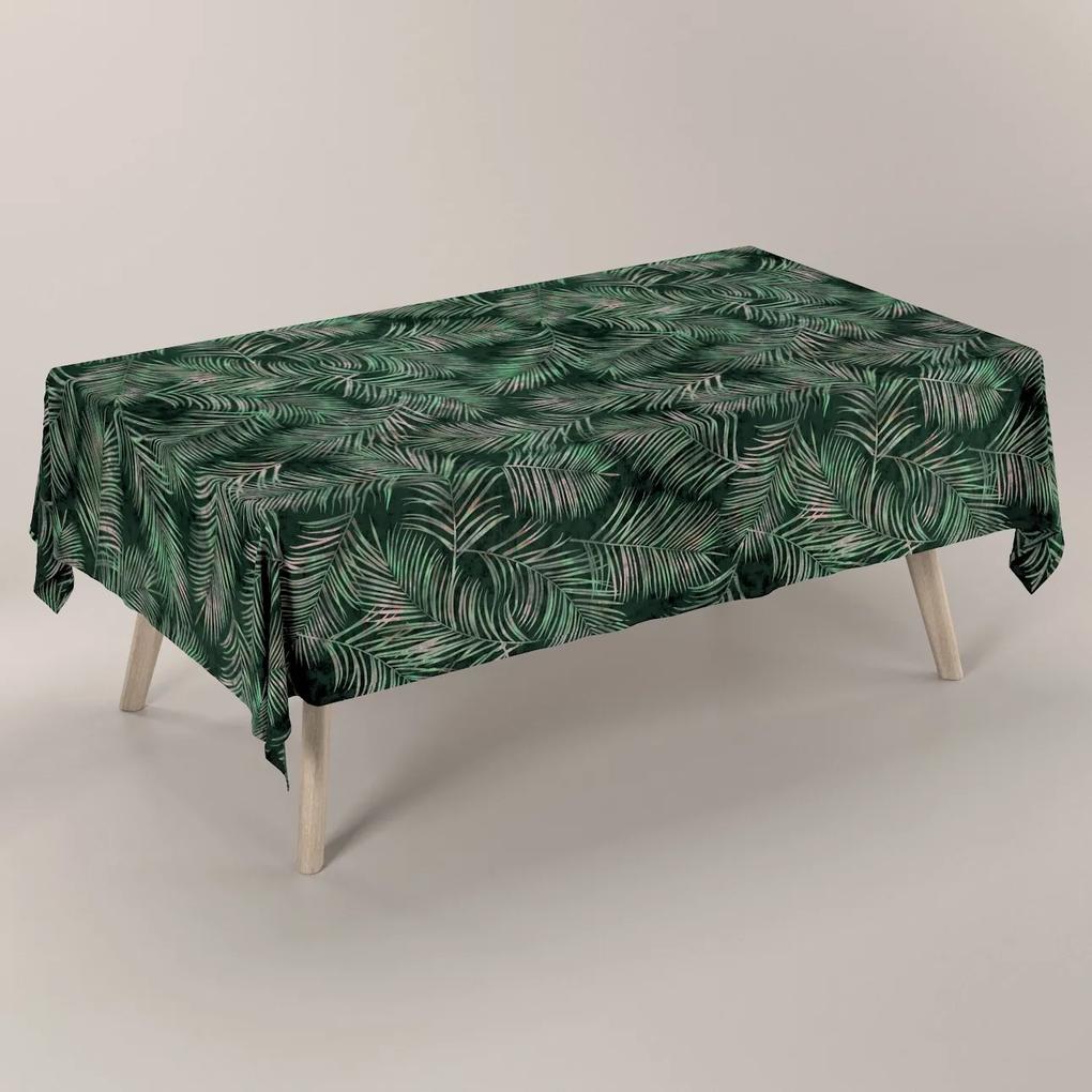 Dekoria Rechthoekig tafelkleed, groen, 130 x 160 cm