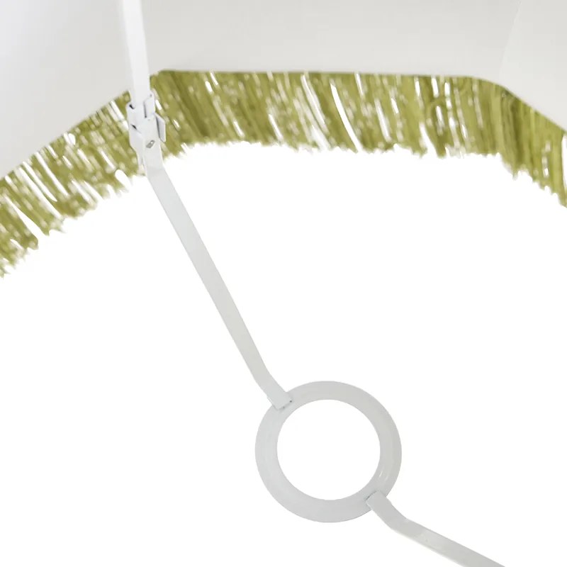 Zijden lampenkap groen 45/30/44 - Granny