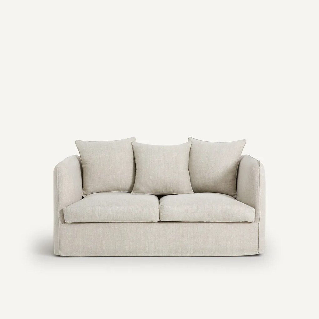 2-zits bank van katoen en linnen, Néo Chiquito