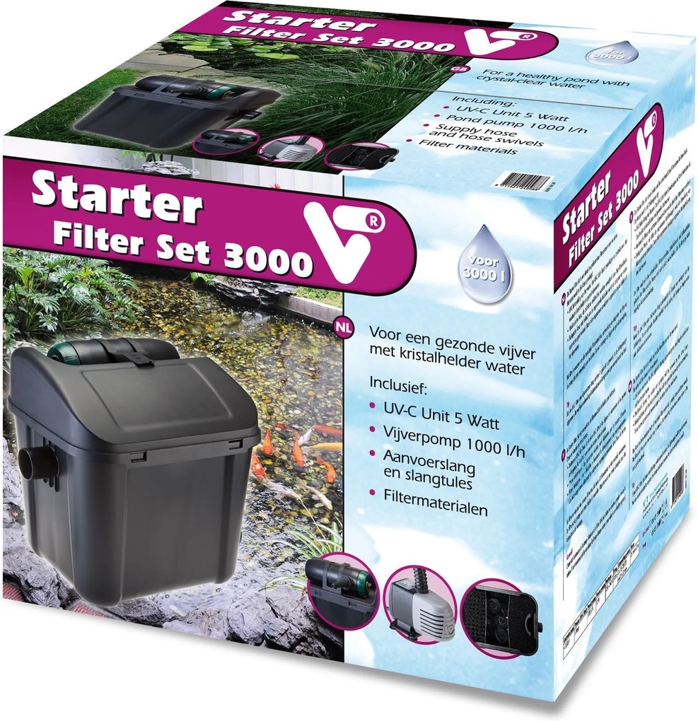 Filterset Beginner 3000 Velda Vt Voor 79.99 Euro ( 8711921240988 )