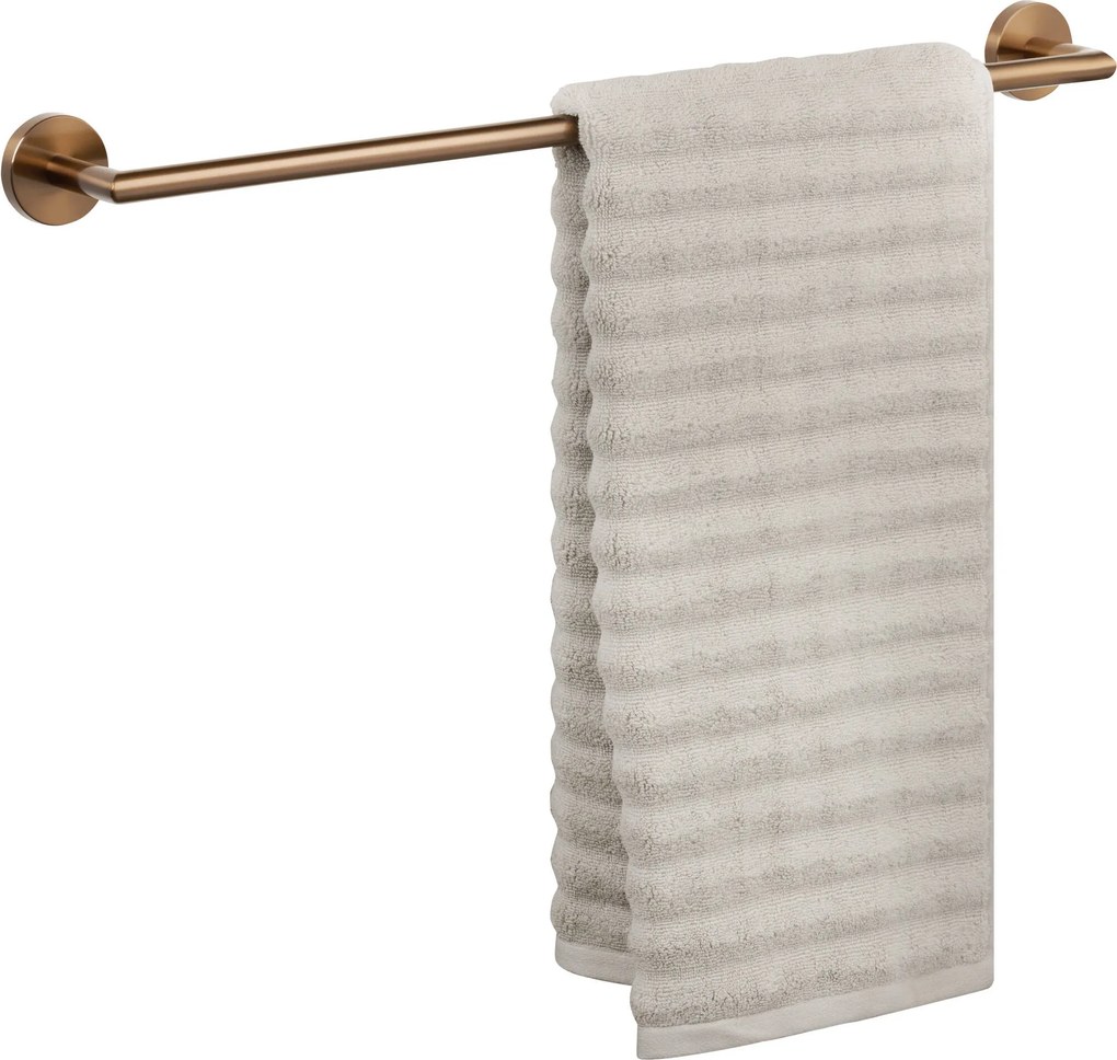 Saqu Nemo handdoekbeugel 66,5cm geborsteld brons koper