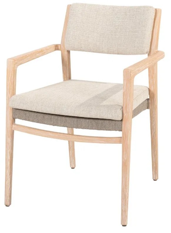 4 Seasons Outdoor Julia stapelbare tuinstoel SALE Tuinstoel beige weerbestendig