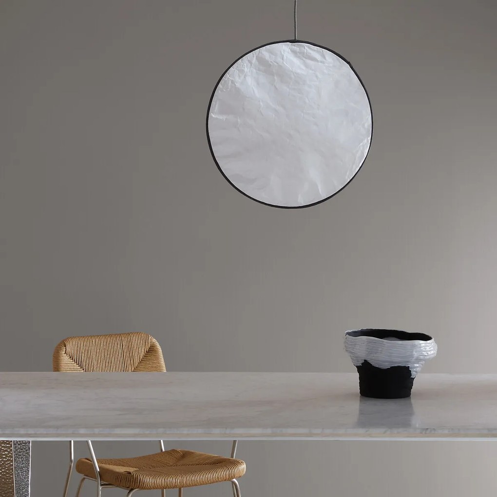 Hanglamp van Tyvek®, Ø 45 cm, Moon