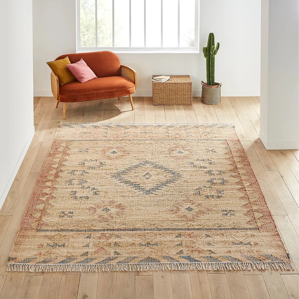 Kilim vloerkleed met used effect XXL, Navaja