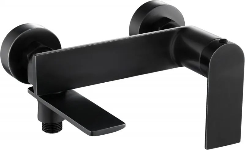 Mexen Zero badkraan, zwart - 71130-70