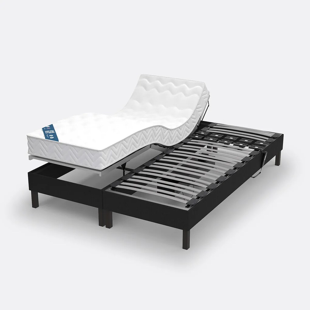 Koudschuim matras + visco, groot stevig luxe comfort