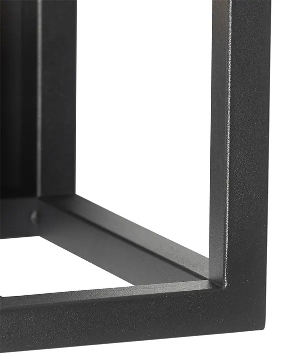 Industriële wandlamp zwart kubus - Cage