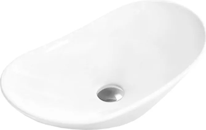 Mexen Gabi opbouwwastafel 61 x 36 cm, wit - 21716100