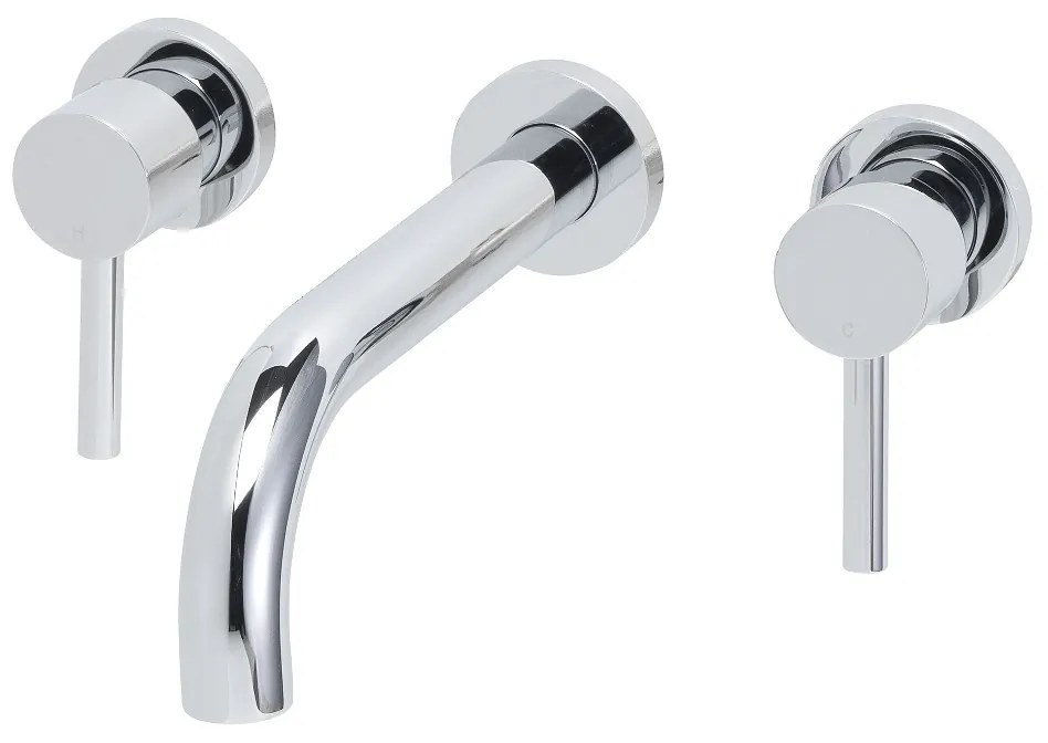 Mueller Claire 2-knops wastafelkraan afbouwdeel PVD-coating chroom