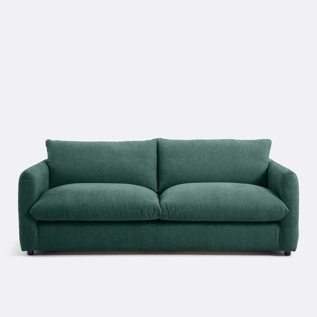 2-, 3-, 4-zits slaapbank.Yde fluweel met reliëf