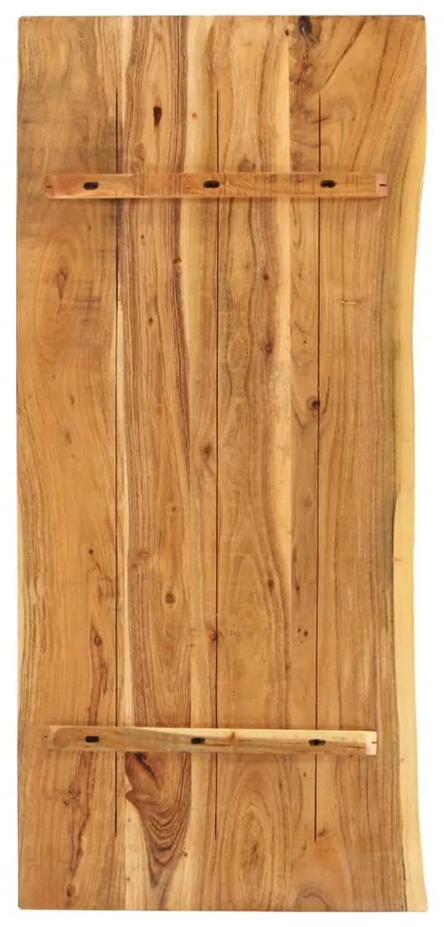 vidaXL Wastafelblad 140x55x2,5 cm massief acaciahout
