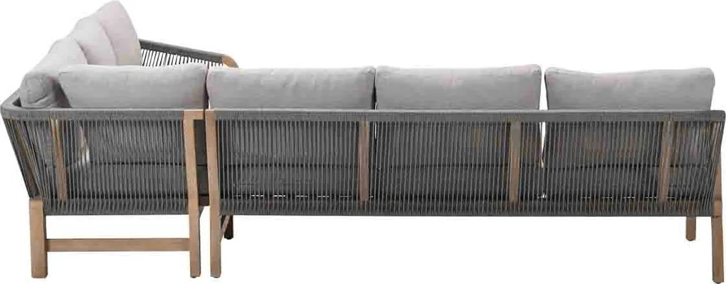 Garden Impressions Alora lounge dining set 2-delig rechts - grey sand