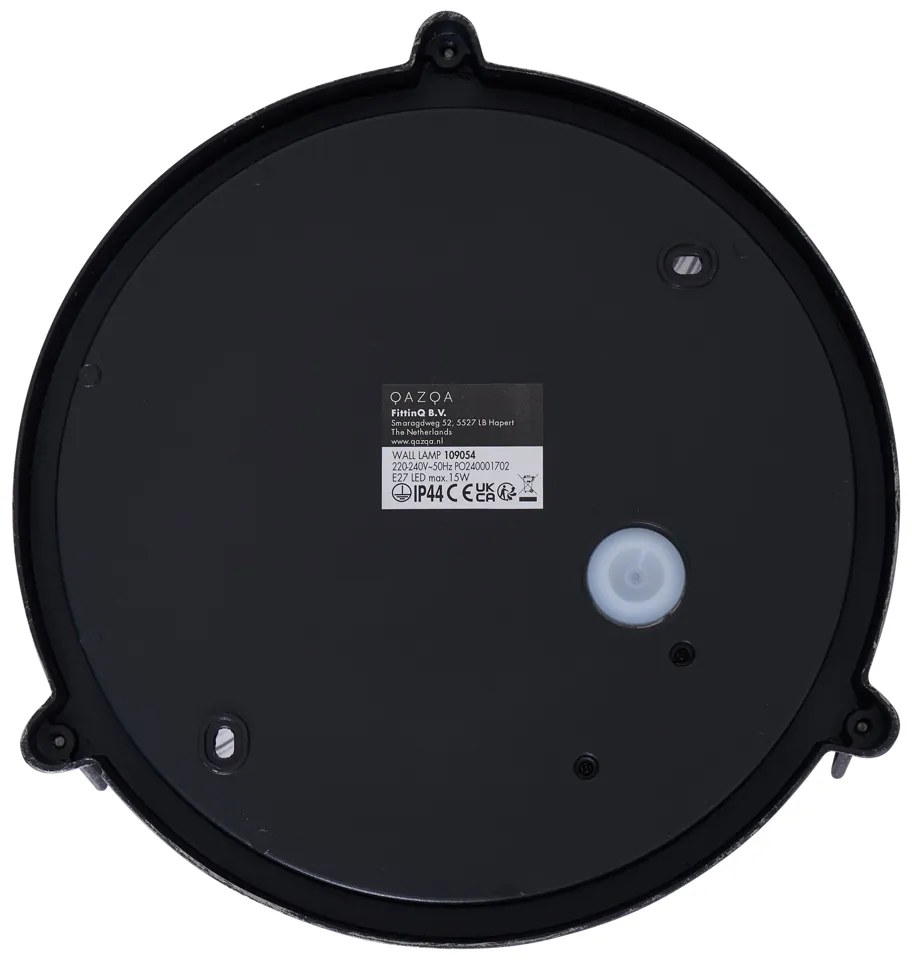 Buiten wandlamp zilver rond IP44 - Noutica