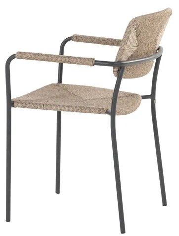 4 Seasons Outdoor stapelbare Bora tuinstoel naturel SALE  Tuinstoel    beige weerbestendig