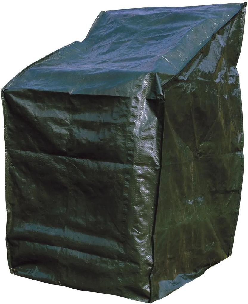 AllSeasons Covers beschermhoes stapelstoelen 66x66x128/88 cm - grijs