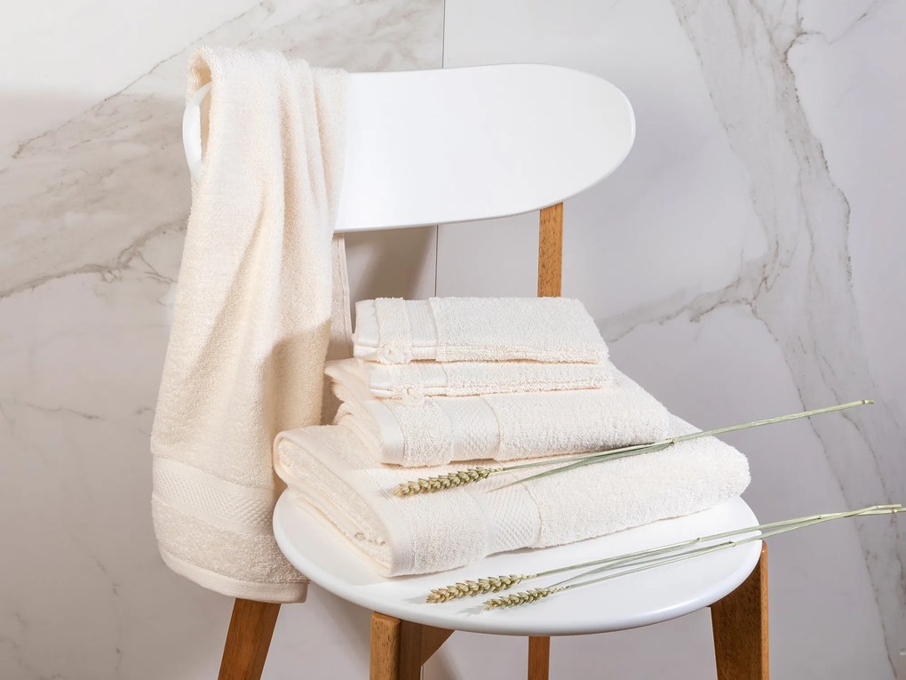 Handdoek Hotel Collectie– 3 stuks – 50×100 – crème