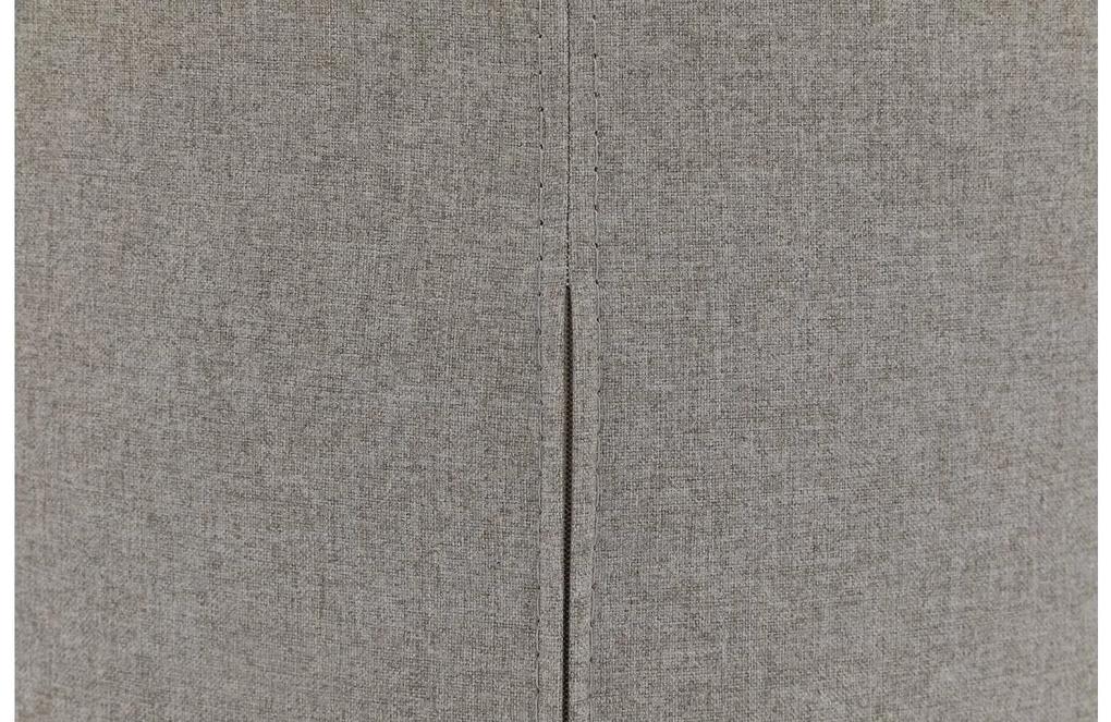 Goossens Eetkamerstoel Hera grijs stof leuning, modern design