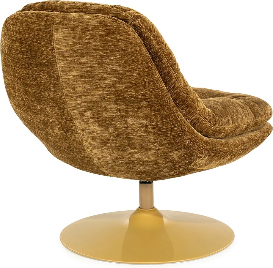 Draaibaar Fauteuil Mosterd