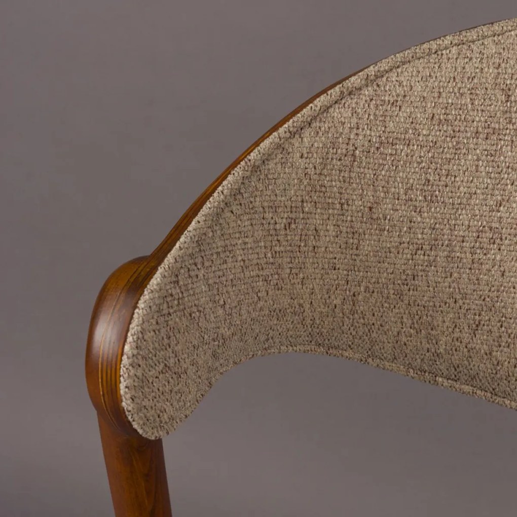 Dutchbone Babington Vintage Stoel Walnoot