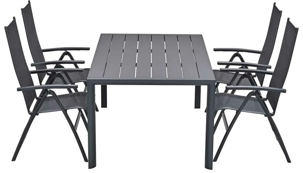 Taste by 4 Seasons Cadiz tuinset 5-delig verstelbaar - Adana tuintafel 180x100 cm