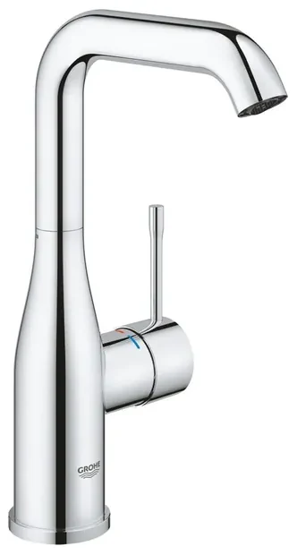 GROHE Essence New Wastafelkraan Opbouw - uitloop 12.7cm - L size - hoge draaibare uitloop - EcoJoy - chroom 23541001
