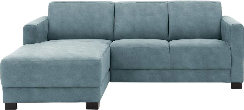 Goossens Hoekbank My Style Met Chaise Longue Microvezel blauw, microvezel, 2-zits, stijlvol landelijk met chaise longue links