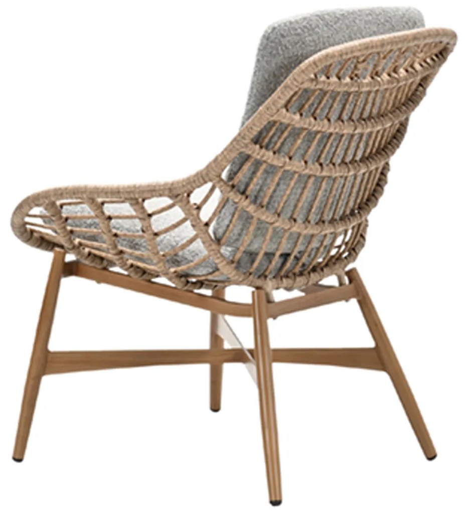 Castello loungestoel - Natural rotan - inclusief kussens OP=OP