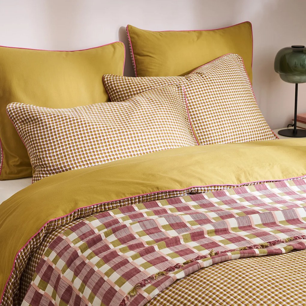 Dekbedovertrek in tetra/gewassen katoen, Ninon