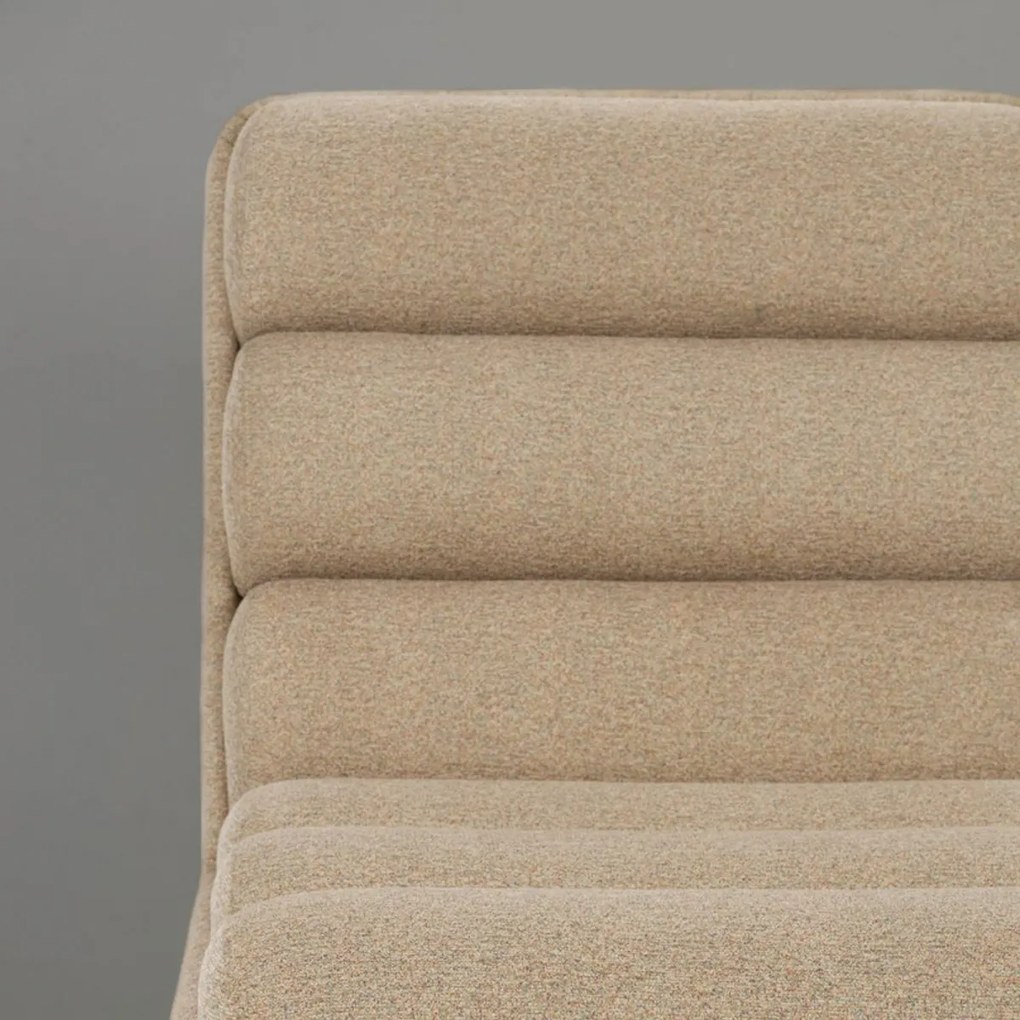 Dutchbone Fern Design Fauteuil Beige Boucle Stof