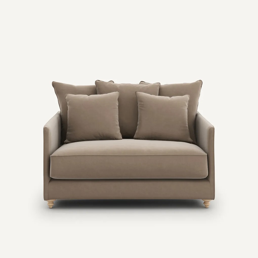 2-zits omvormbare zetel van fluweel, Lazare