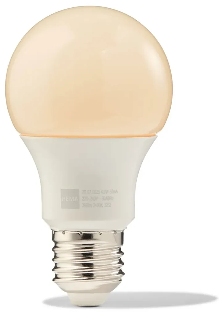 HEMA Led Peer Smd Flame E27 4.9W 396lm