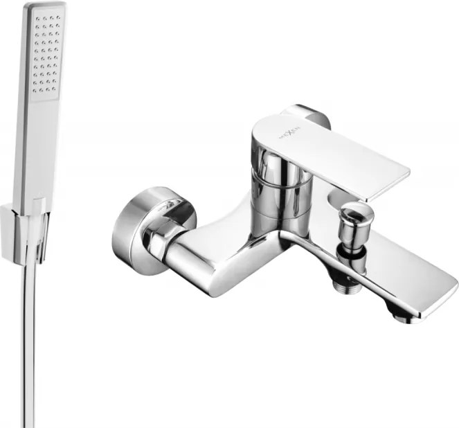 Mexen Royo R72 badkraan met doucheset, chroom - 7223R72-00