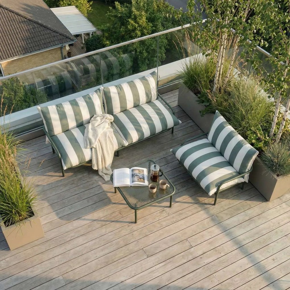 Mollis Lounge Zitzak 2 Seater Outdoor - Renesse Olive