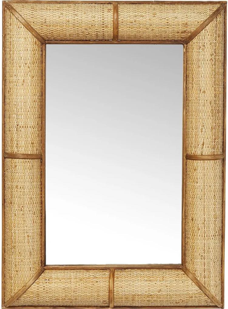 Kare Design Bamboo Rotan Wandspiegel - 65x90cm