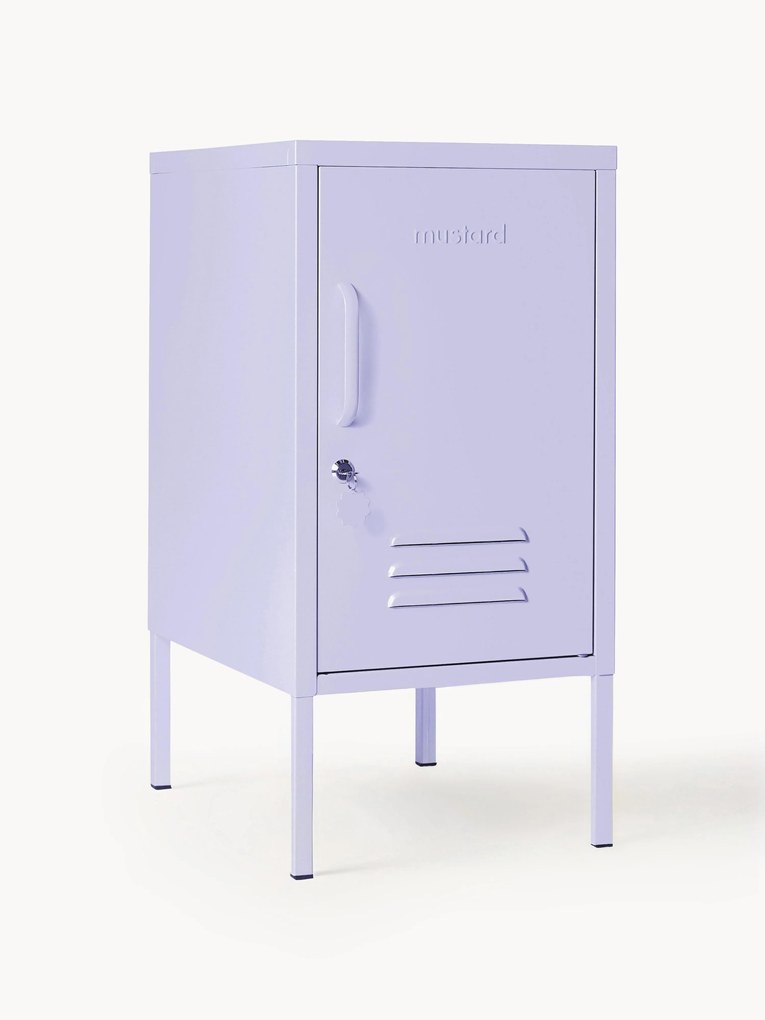 Metalen nachtkastje The Shorty, met opening aan de linker- of rechterkant