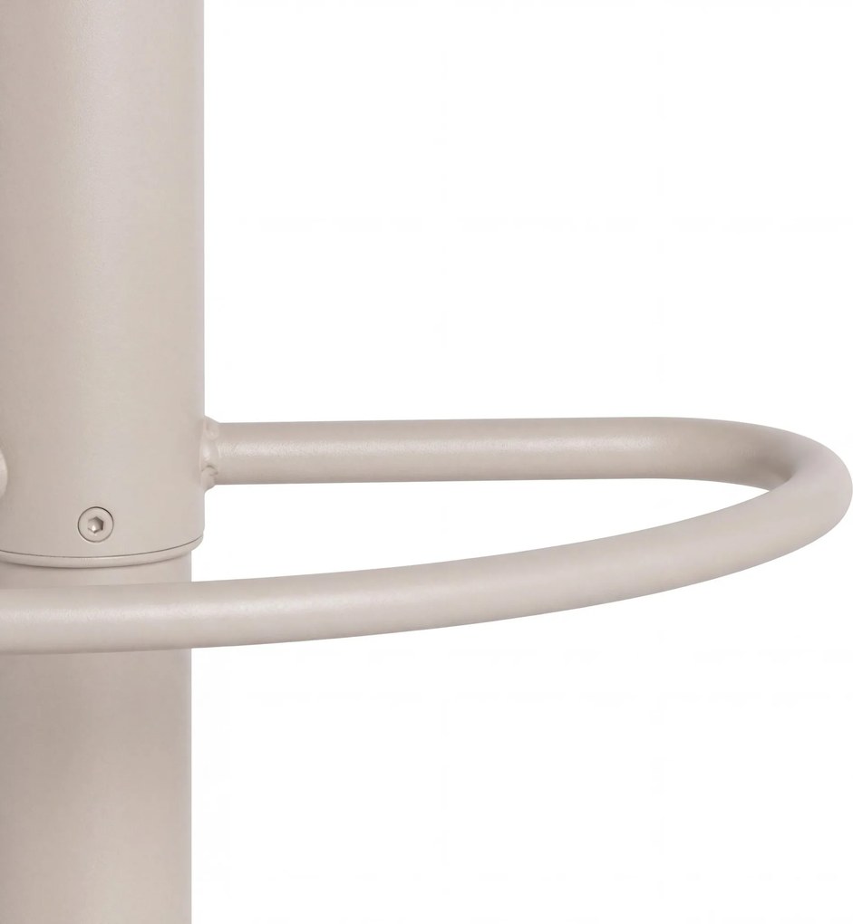 Mazzoni IRIS Latte Beige (stof Monza 60)/poot kasjmier - GESTOFFEERDE BARKRUK VOOR KEUKEN/BAR