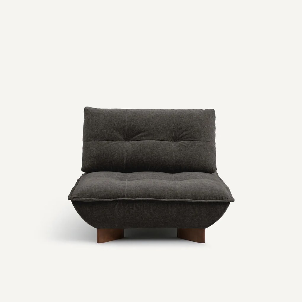 Modulaire zetel in chenille fluweel, Kaori