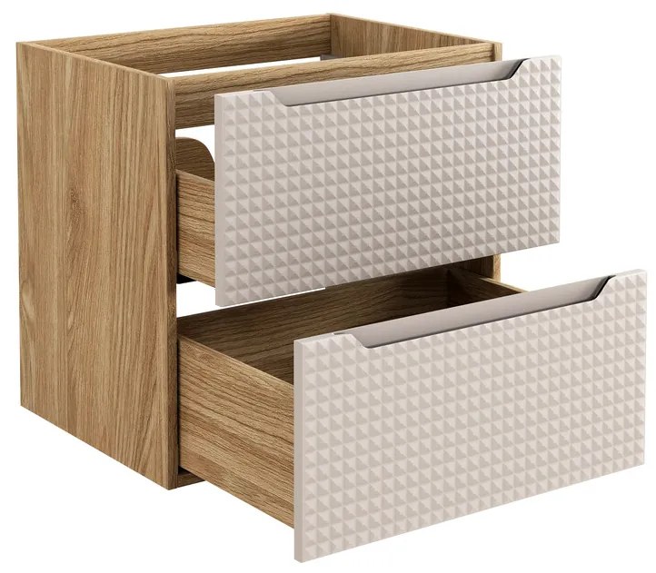 Comad Luxor Beige badmeubel 120cm met 4 deuren en dubbele wastafel wit glans