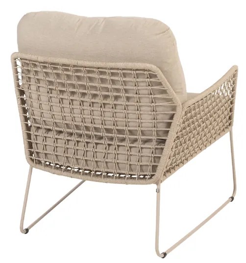 Taste by 4 Seasons Albano loungestoel latte SALE  Loungestoel    taupe weerbestendig