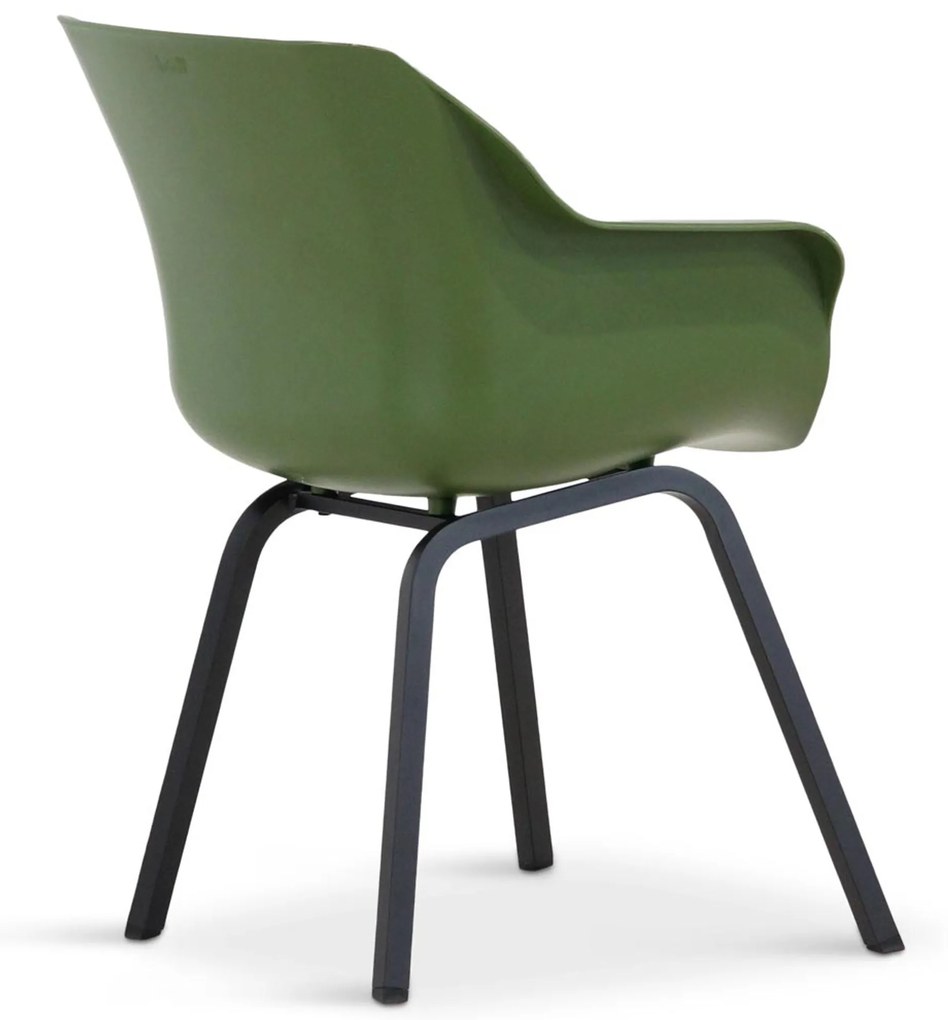 Tuinset 6 personen 240 cm Kunststof Groen Hartman Sophie