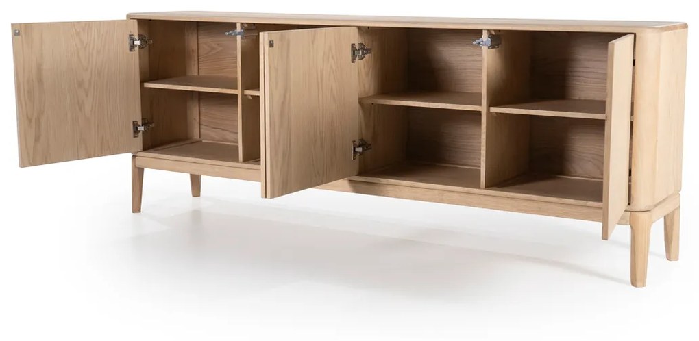 Eleonora Harvey Groot Dressoir Licht Eiken - 200x40x75cm.