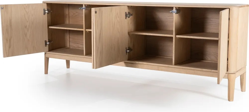 Groot Dressoir Licht Eiken - 200x40x75cm.
