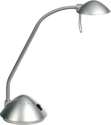 Bureaulamp halogeen G4 230/12V, 20W, zilver