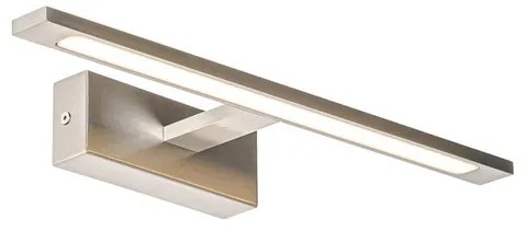 QAZQA Jerre wandlamp - 41.5x13.5x5.5cm - incl. LED - IP44 - staal 105955