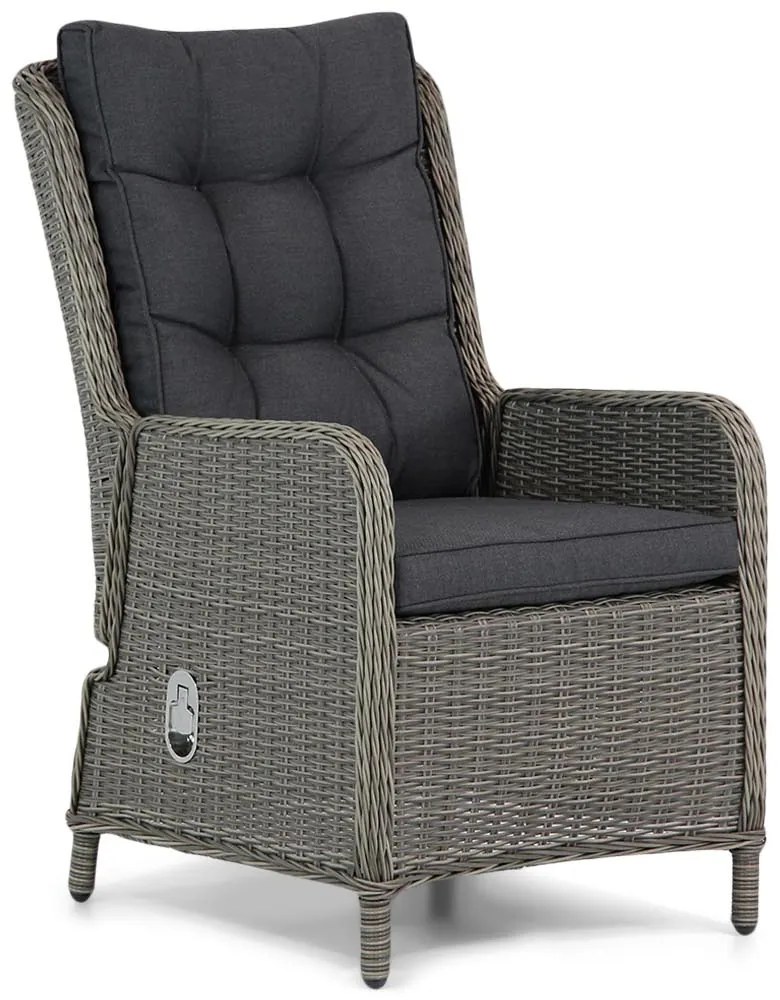 Tuinset 4 personen 164 cm Wicker Grijs Garden Collections Kingston/Residence