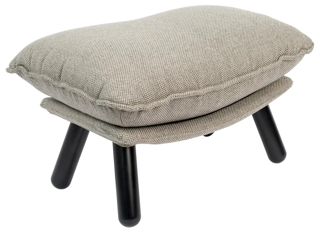 Zuiver Lazy Sack Lichtgrijze Voetenbank